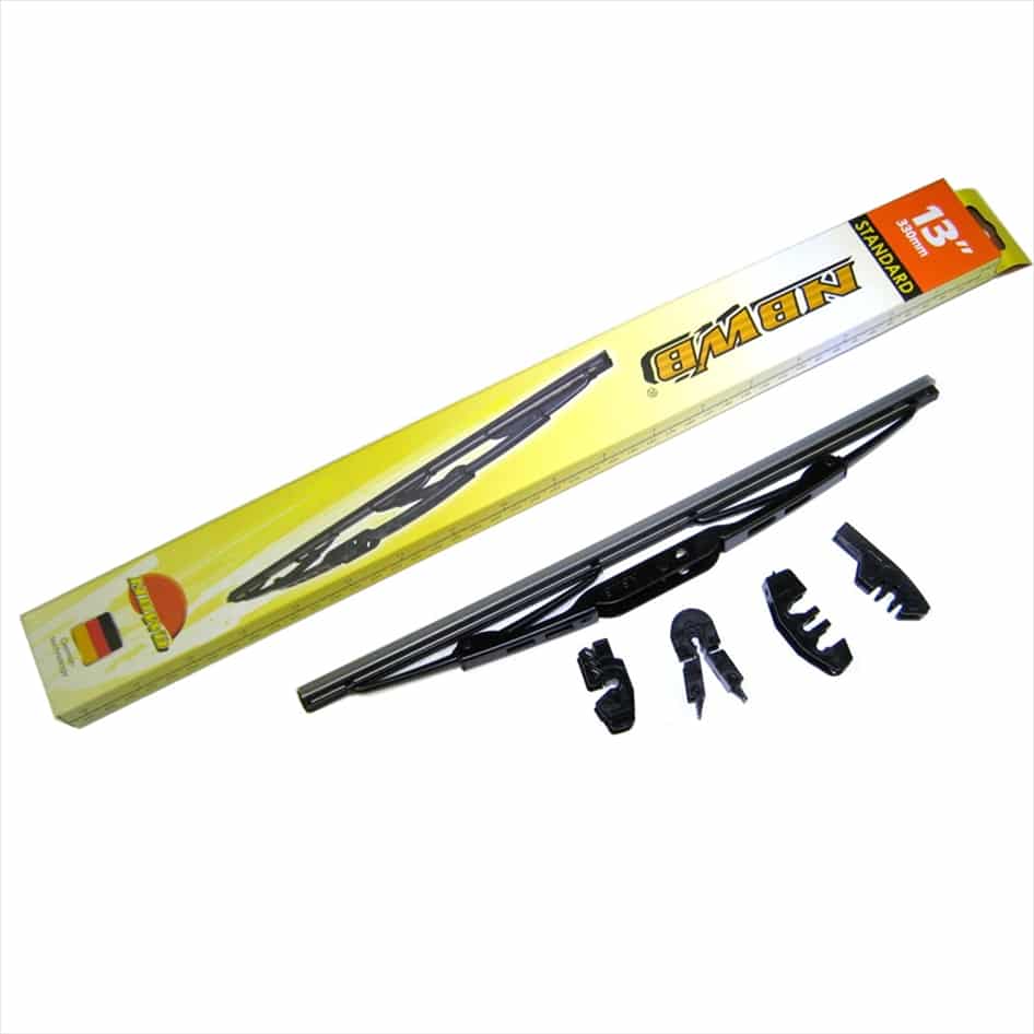 BL13.jpg STANDARD WIPER BLADE WITH ADAPTERS 13in - Image 1