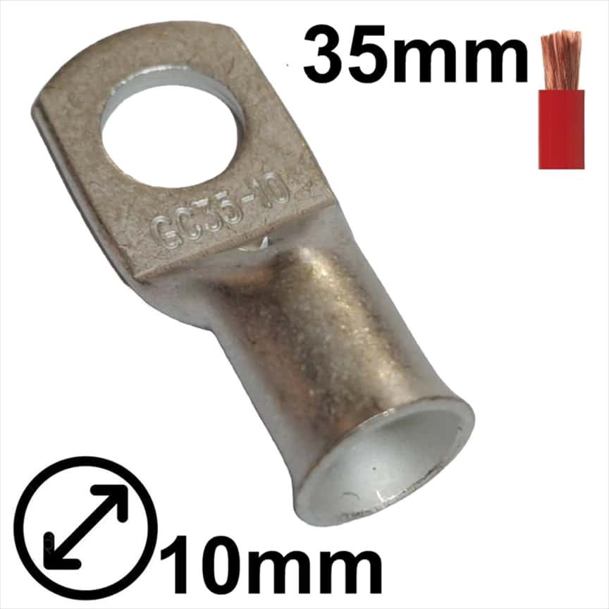 GC35-10.jpg STRAIGHT LUG Ø10mm FOR 35mm² CABLE - Image 1