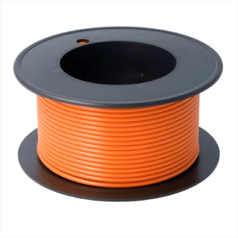 P5NJ.jpg SINGLE CORE CABLE 1mm² ORANGE 25m - Image 1