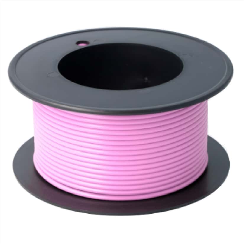 P5RS.jpg SINGLE CORE CABLE 1mm² PINK 25m - Image 1
