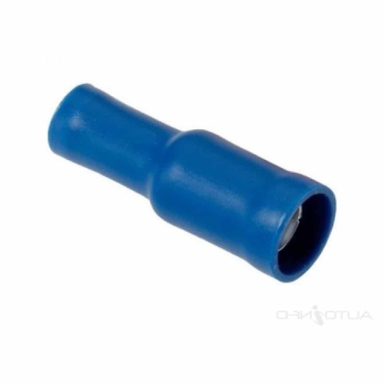 RE24VFC.jpg RECEPTABLE DISCONNECT TERMINAL 4mm BLUE FULLY INSULATED - Image 1