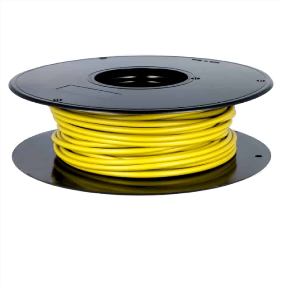 10AM.jpg SINGLE CORE CABLE 4.0mm² YELLOW 25m - Image 1