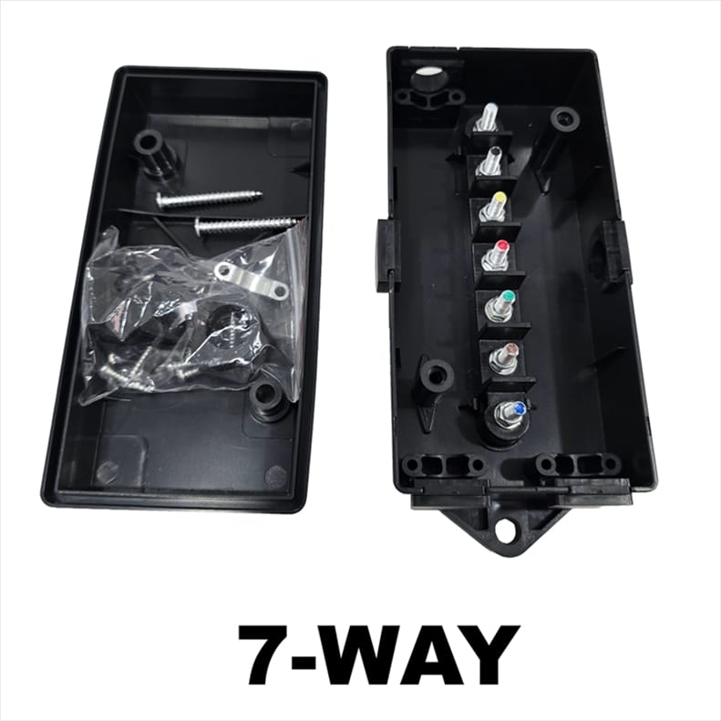 JB7W.jpg SECURE JUNCTION BOX FOR ELECTRICAL CONNECTIONS 7-WAY - Image 1